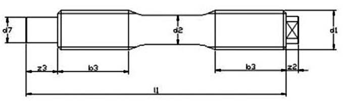 DIN 2510 Form ZU Stud Bolts